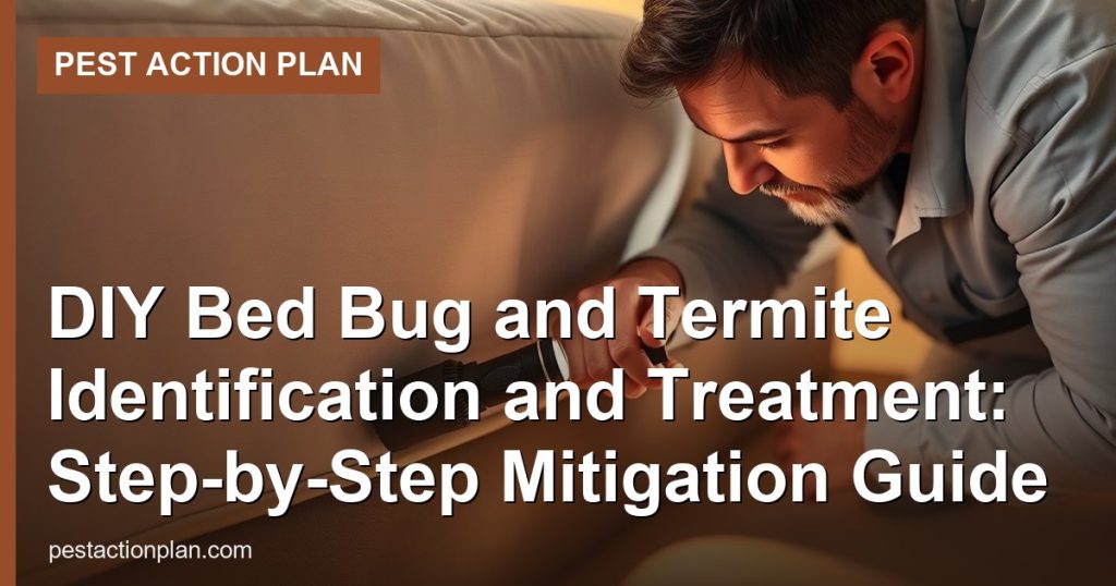 DIY Bed Bug and Termite Identification and Treatment: Step-by-Step Mitigation Guide