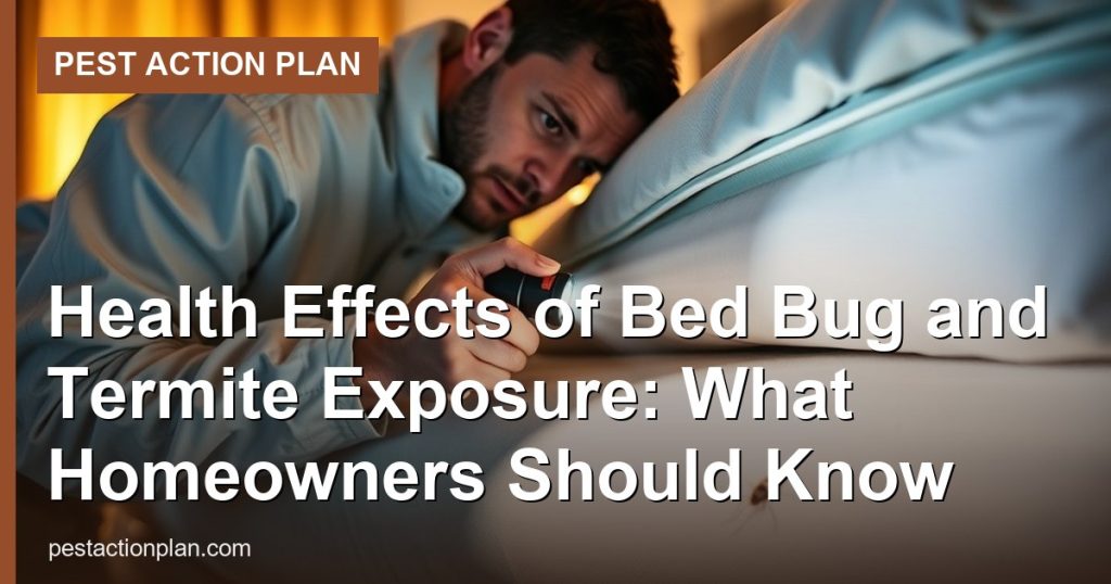 Health Effects of Bed Bug and Termite Exposure: What Homeowners Should Know