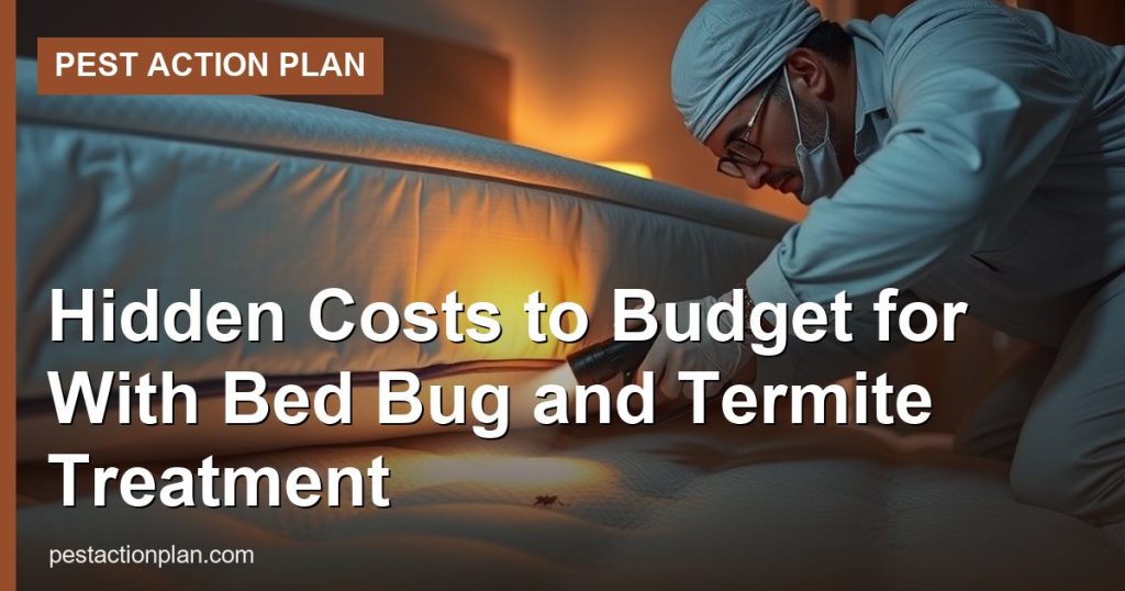 Hidden Costs to Budget for With Bed Bug and Termite Treatment