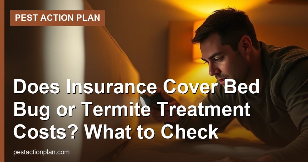 Does Insurance Cover Bed Bug or Termite Treatment Costs? What to Check
