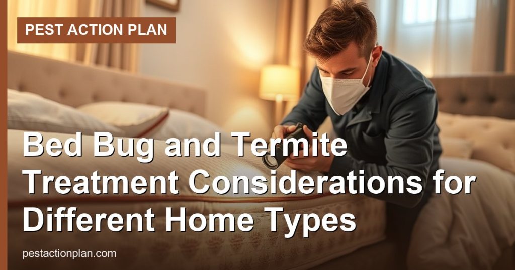 Bed Bug and Termite Treatment Considerations for Different Home Types