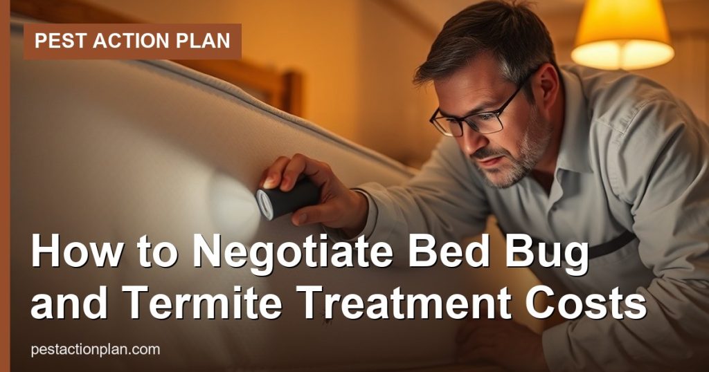 How to Negotiate Bed Bug and Termite Treatment Costs