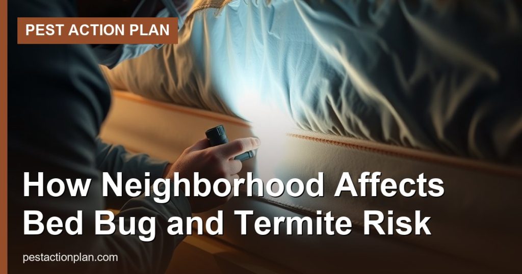 How Neighborhood Affects Bed Bug and Termite Risk