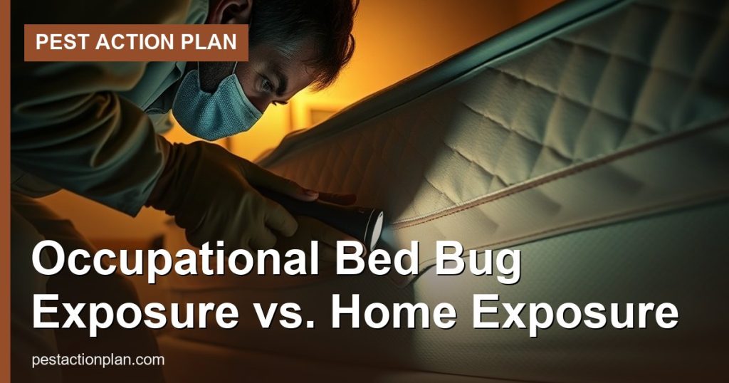 Occupational Bed Bug Exposure vs. Home Exposure