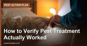 How to Verify Pest Treatment Actually Worked