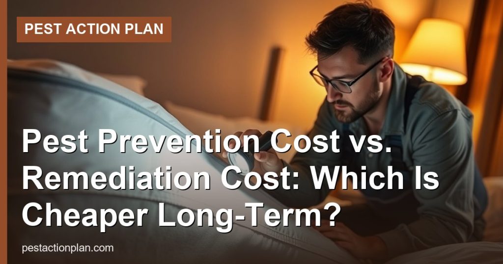 Pest Prevention Cost vs. Remediation Cost: Which Is Cheaper Long-Term?