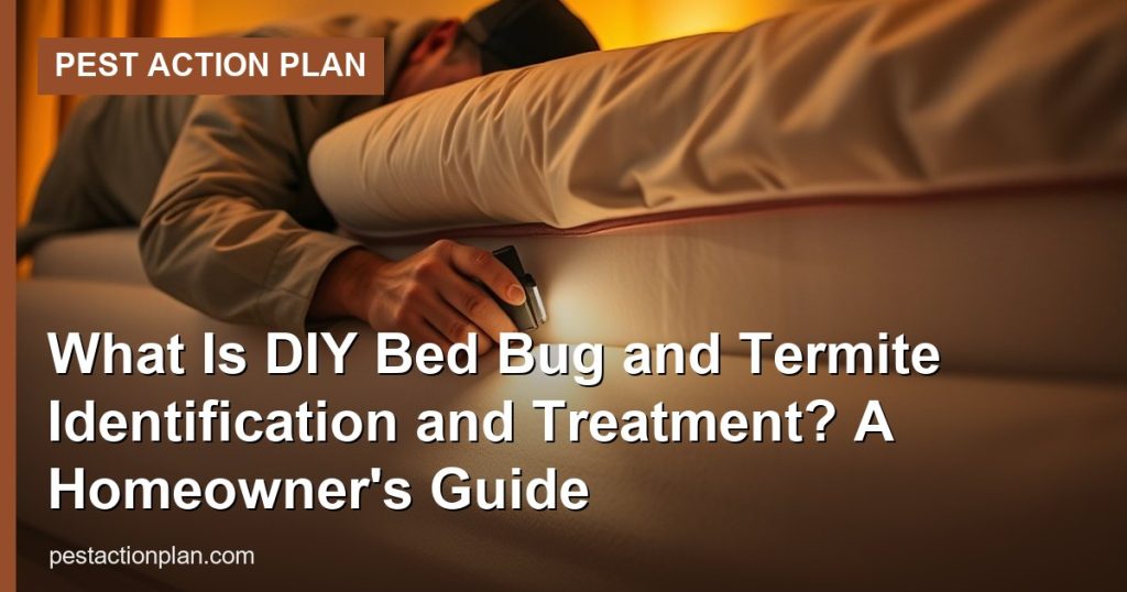 What Is DIY Bed Bug and Termite Identification and Treatment? A Homeowner's Guide