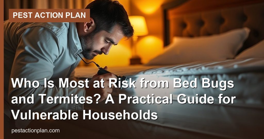 Who Is Most at Risk from Bed Bugs and Termites? A Practical Guide for Vulnerable Households