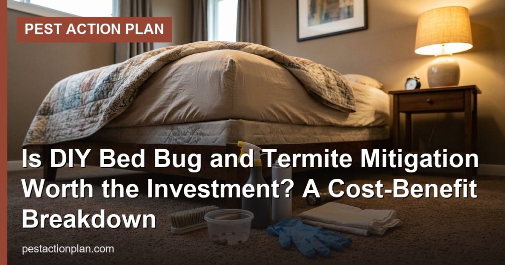 Is DIY Bed Bug and Termite Mitigation Worth the Investment? A Cost‑Benefit Breakdown - Pest Action Plan
